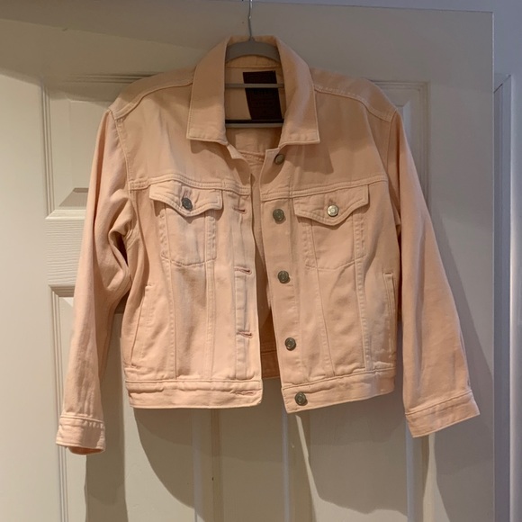 GAP Jackets & Blazers - GAP Light Pink Denim Jacket